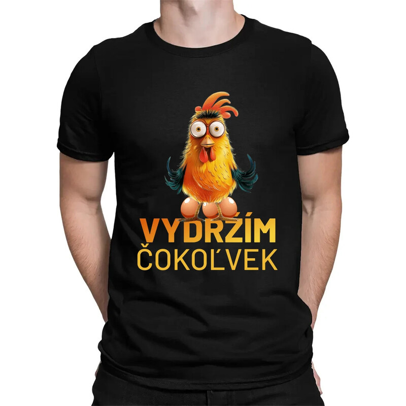 E-shop Garibald Vydržím čokoľvek - pánske tričko s potlačou
