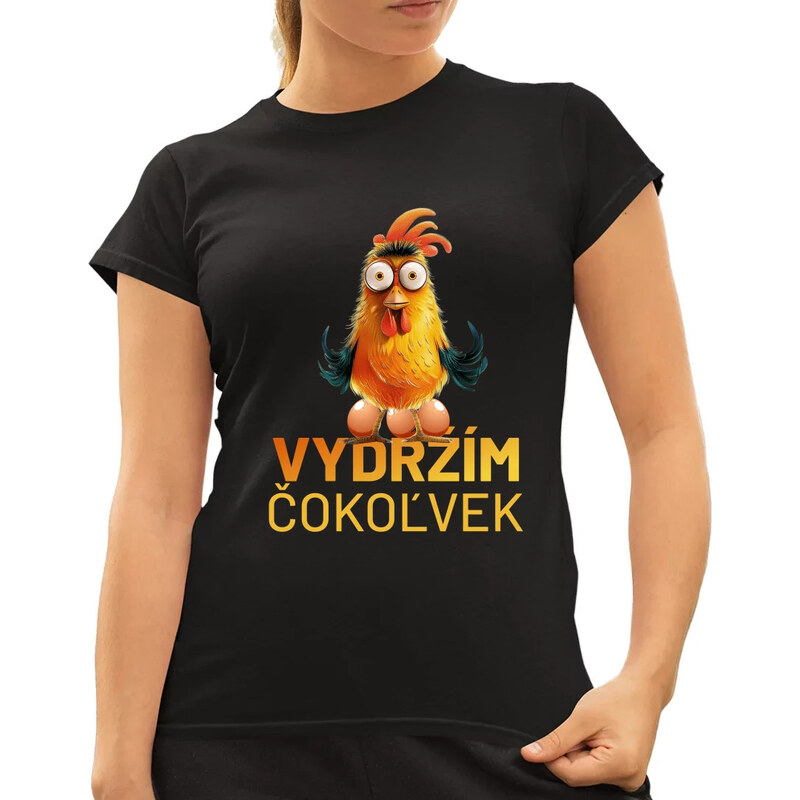 E-shop Garibald Vydržím čokoľvek - dámske tričko s potlačou