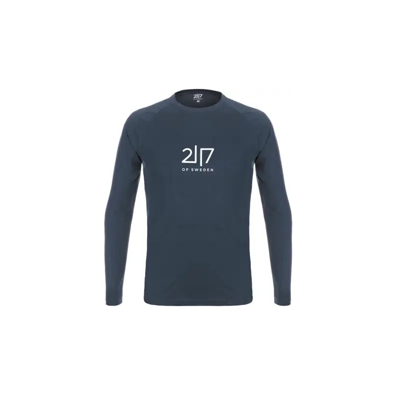 E-shop 2117 of Sweden Huli pánske tričko dlhý rukáv Navy vel. M