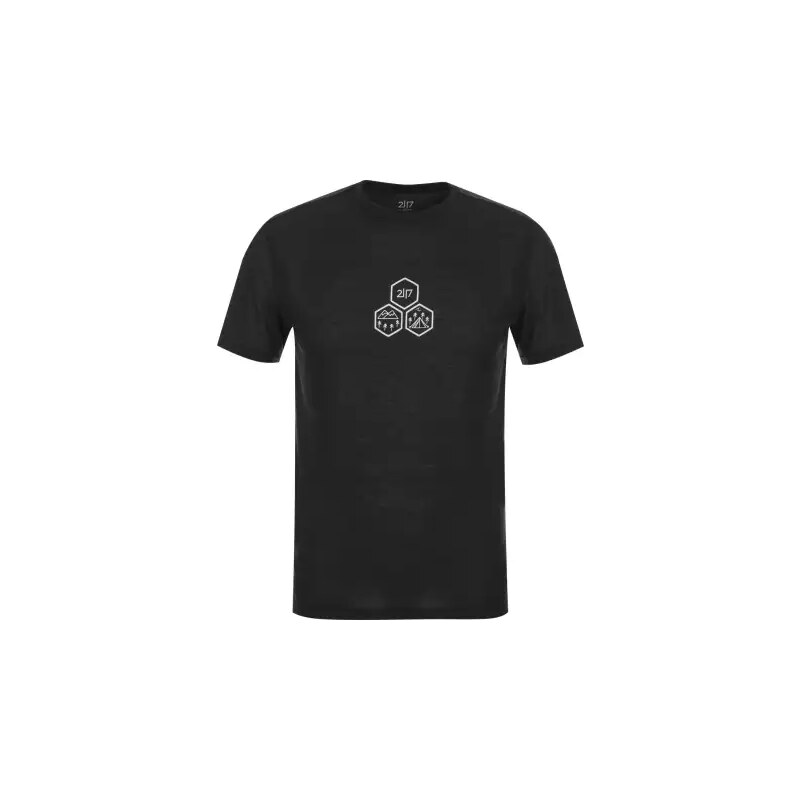 2117 of Sweden Tista pánske tričko krátky rukáv Black vel. S 63459115
