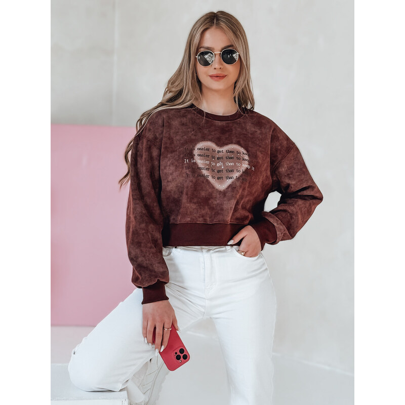 DStreet Dámska oversize mikina tie-dye srdce DESSER 64791120