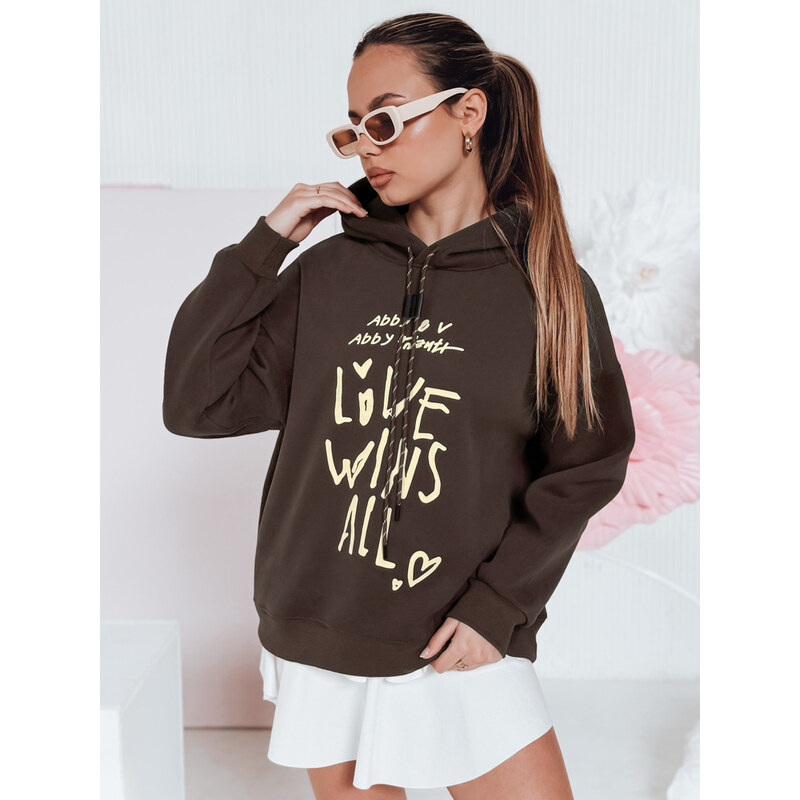 DStreet Dámska oversize mikina s kapucňou LOVEWILL 64679659