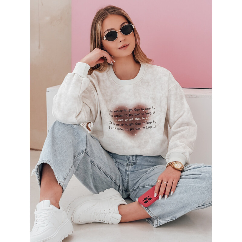 DStreet Dámska oversize mikina tie-dye srdce DESSER 64790803