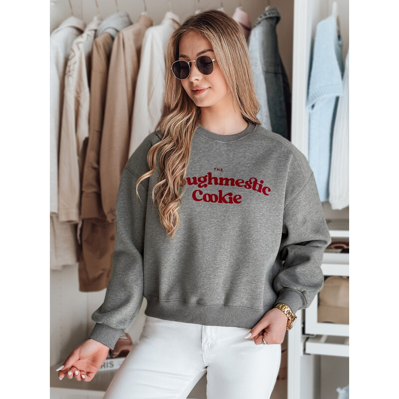 DStreet Dámska oversize mikina s potlačou COOKIES 64790817