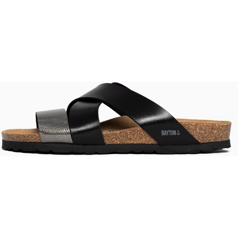 Bayton Šľapky Sevilla čierna / strieborná 54245194