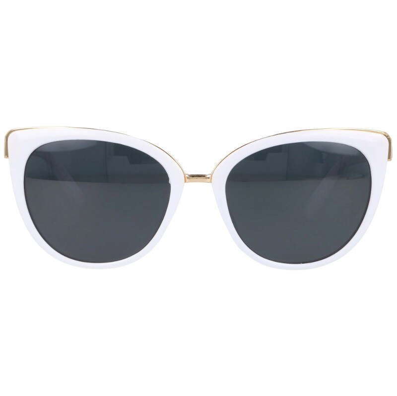 Polarzone Biele dámske elegantné polarizačné okuliare Geisha 63460391