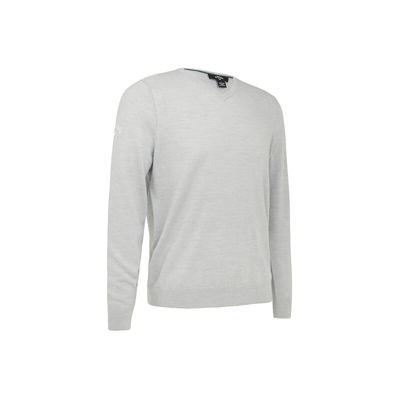 Elegantný pánsky Merino sveter s rebrovaným výstrihom do V Callaway 63460467