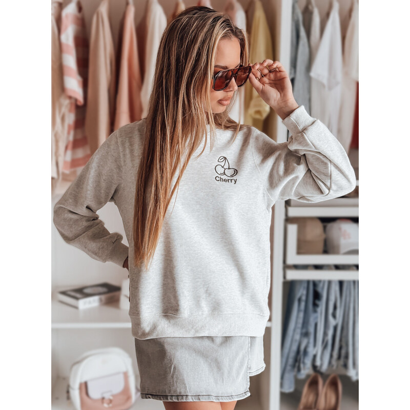 DStreet Dámska oversize mikina s výšivkou CHERSOFT 64791125