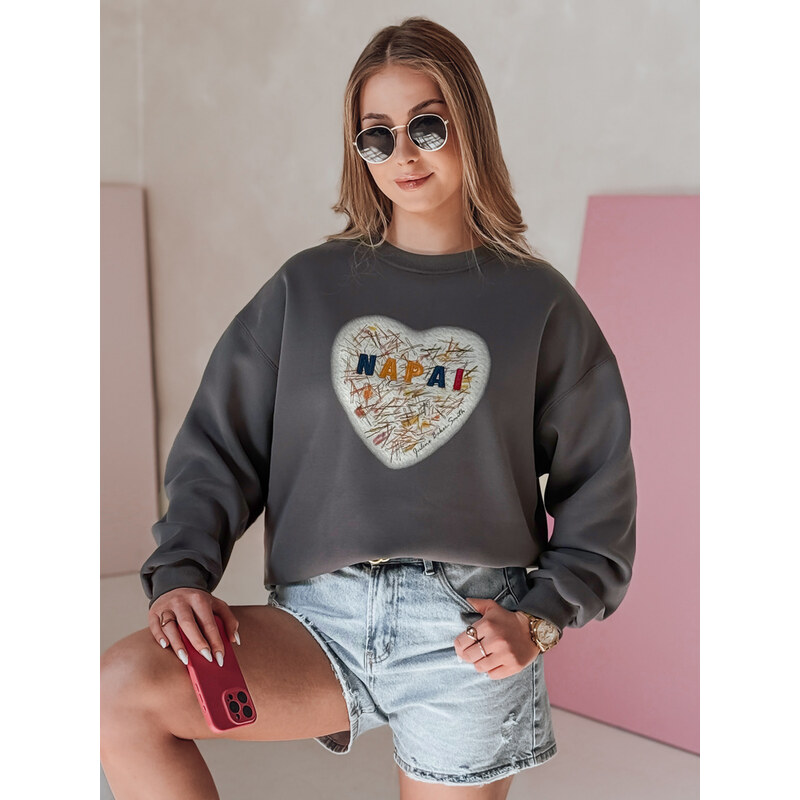 DStreet Dámska oversize mikina srdce SERDUCHOVA 64790810
