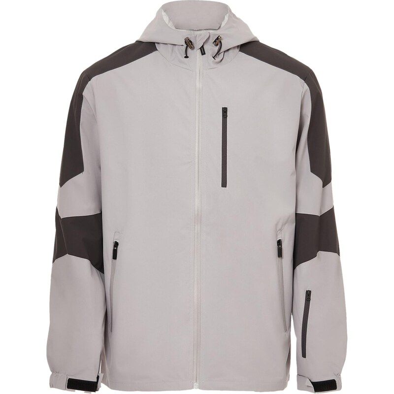 boundry Prechodná bunda svetlosivá / čierna 65792121