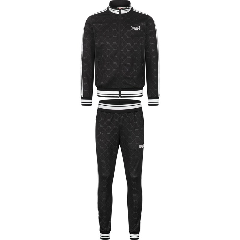LONSDALE Joggingová súprava Ashwell čierna / biela 63513969