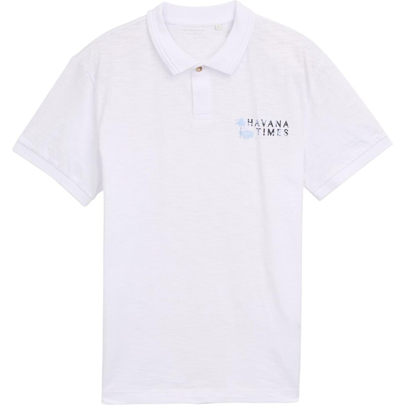 TOM TAILOR Tričko svetlozelená / tmavozelená / biela 63466500