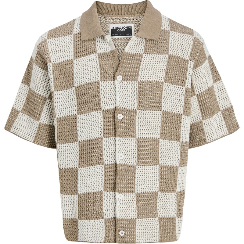 JACK & JONES Kardigán Jcoathletico farba ťavej srsti / tmavobéžová 65878005