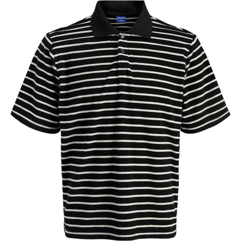 JACK & JONES Tričko JORGEN čierna / biela 63466615