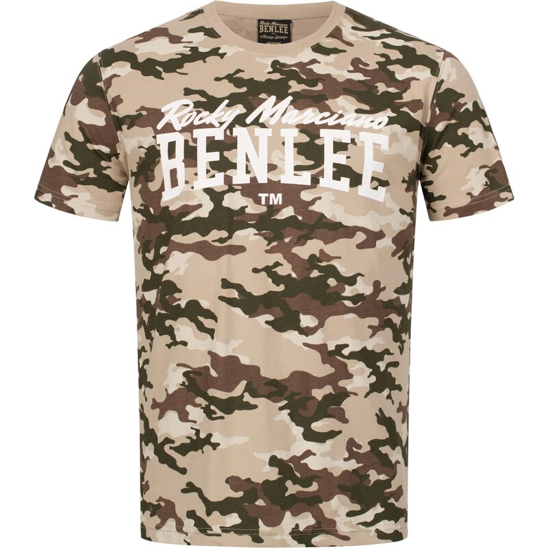 Benlee Funkčné tričko Camdden béžová / hnedá / olivová / biela 64173964