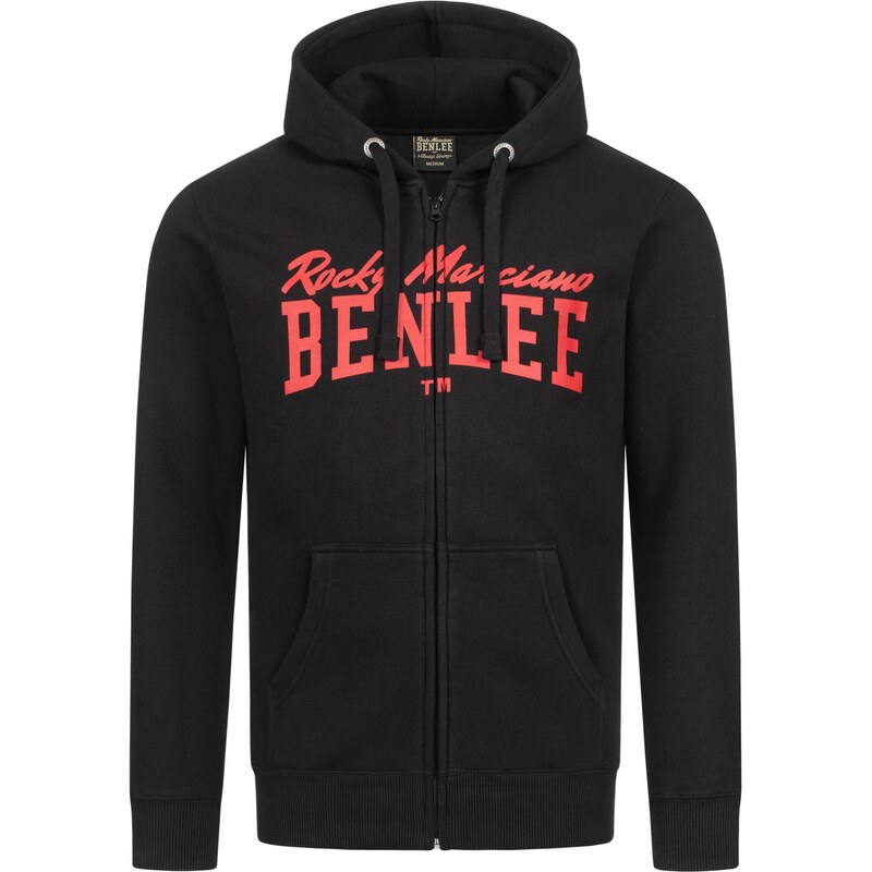 Benlee Športová mikina so zipsom Vitalino svetločervená / čierna 64391462