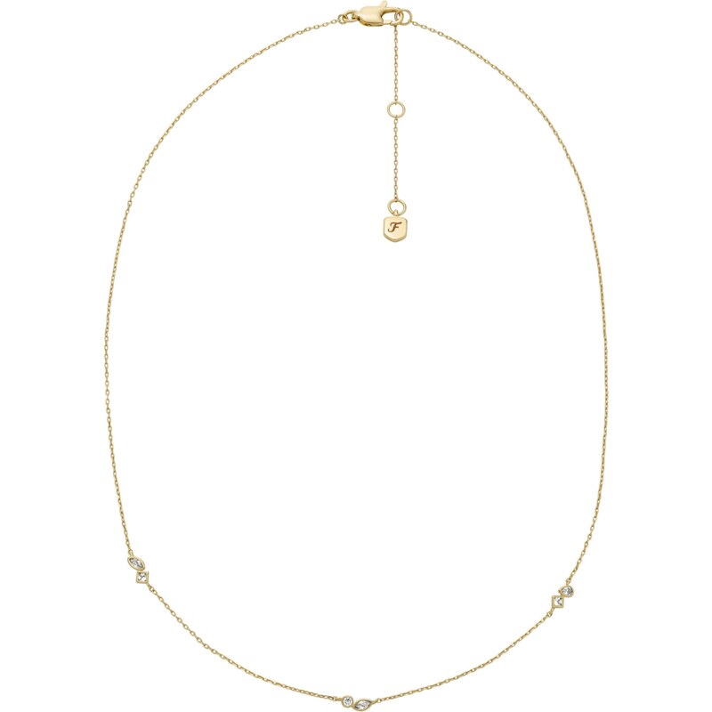 FOSSIL Retiazka Ellis zlatá 64215477