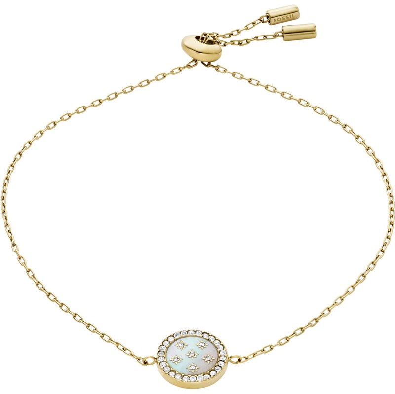 FOSSIL Náramok zlatá / mätová / priehľadná 63490731