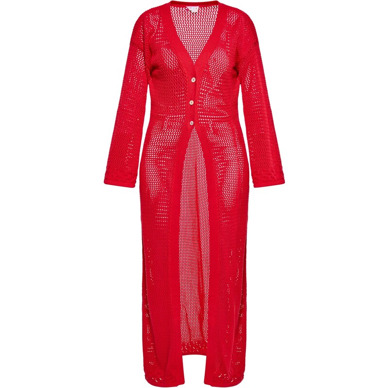 IZIA Kardigán ohnivo červená 65871713