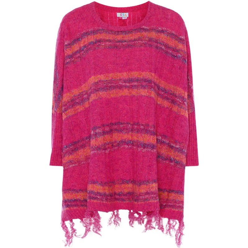 IZIA Pelerína modrá / oranžová / ružová 65868545