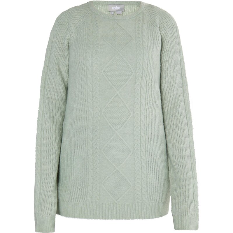 Usha Sveter pastelovo zelená 65706899