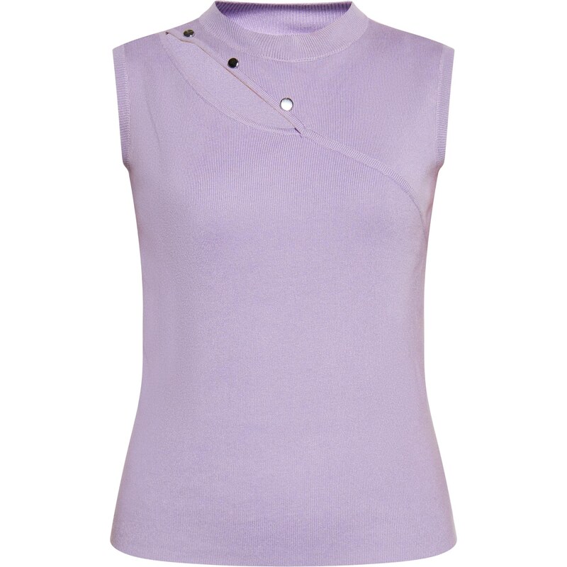 faina Vyšívaný top levanduľová 65872152