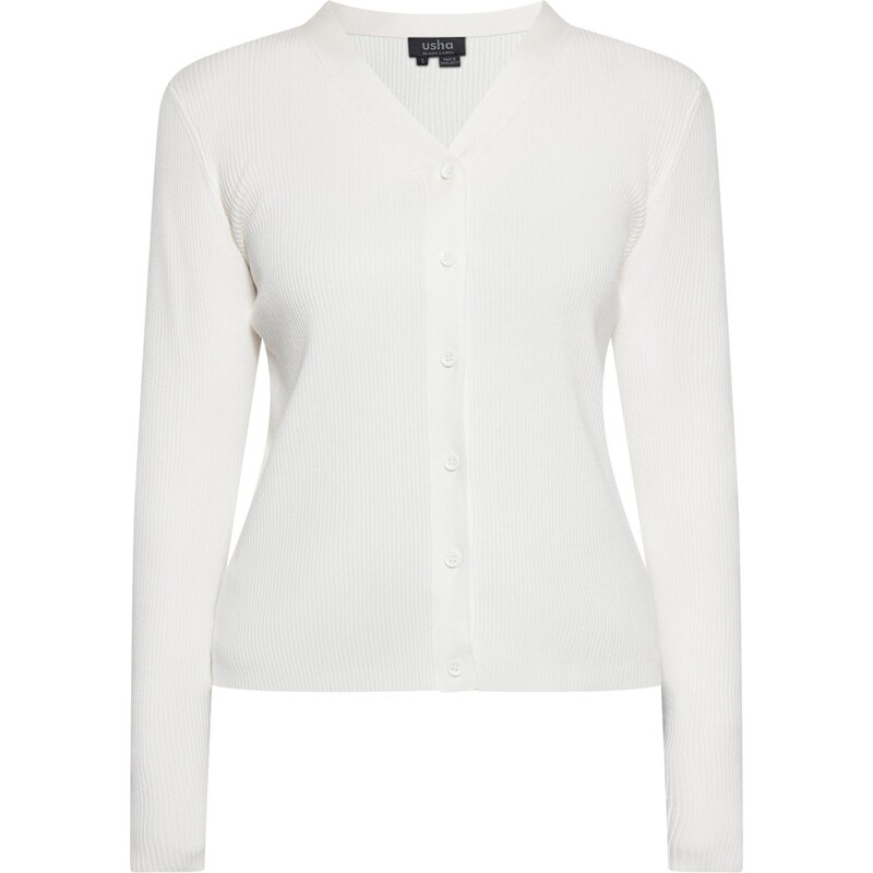 usha BLACK LABEL Kardigán biela ako vlna 63490554