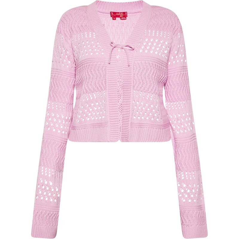 swirly Kardigán ružová 65642816