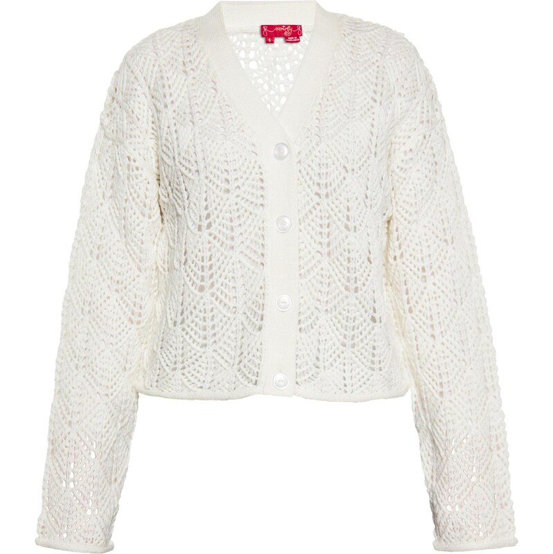 swirly Kardigán biela 65642827