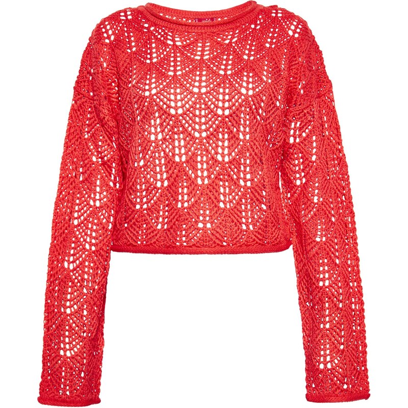 swirly Sveter červená 65871178