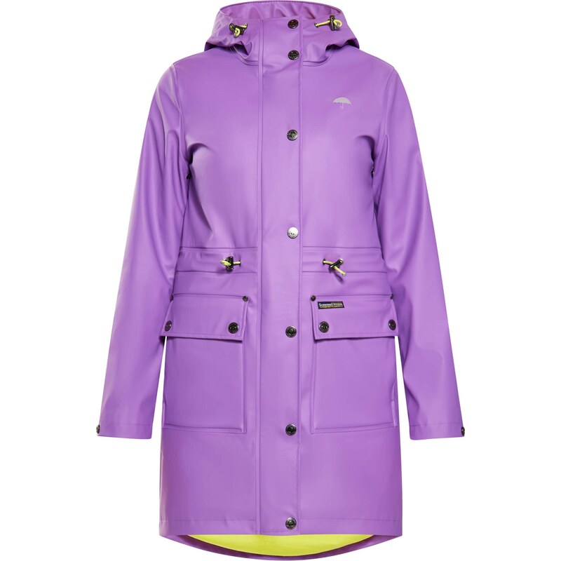 Schmuddelwedda Funkčný kabát sivá / fialová 64333189