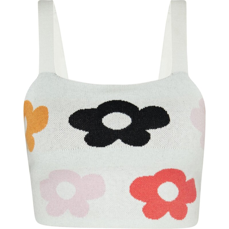 swirly Top zmiešané farby / biela 65871250