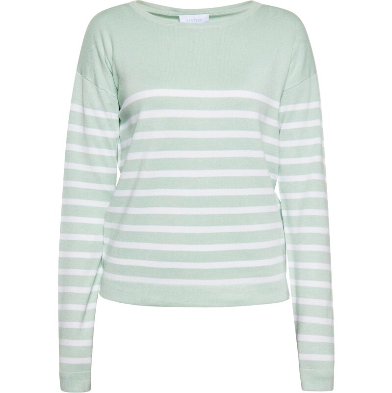 usha BLUE LABEL Sveter svetlozelená / biela 65642898