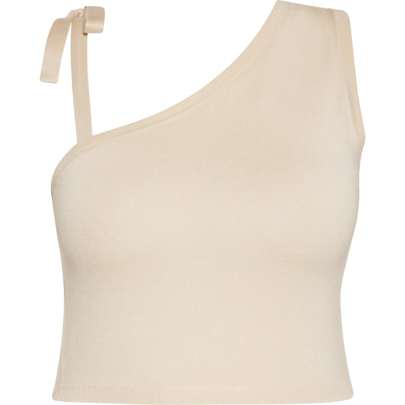 faina Vyšívaný top piesková 63701989