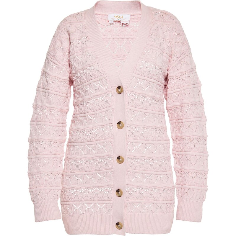 usha FESTIVAL Kardigán pastelovo ružová 65871363