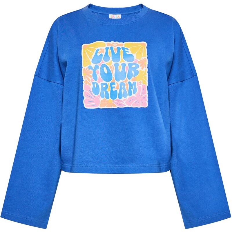 IZIA Mikina kobaltovomodrá / svetlomodrá / žltá / ružová 65871529