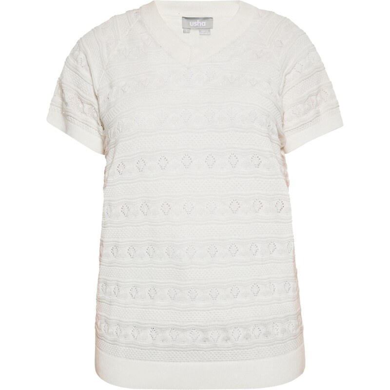 Usha Sveter biela ako vlna 65706926