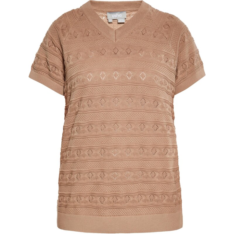 Usha Sveter tmavobéžová 65706928