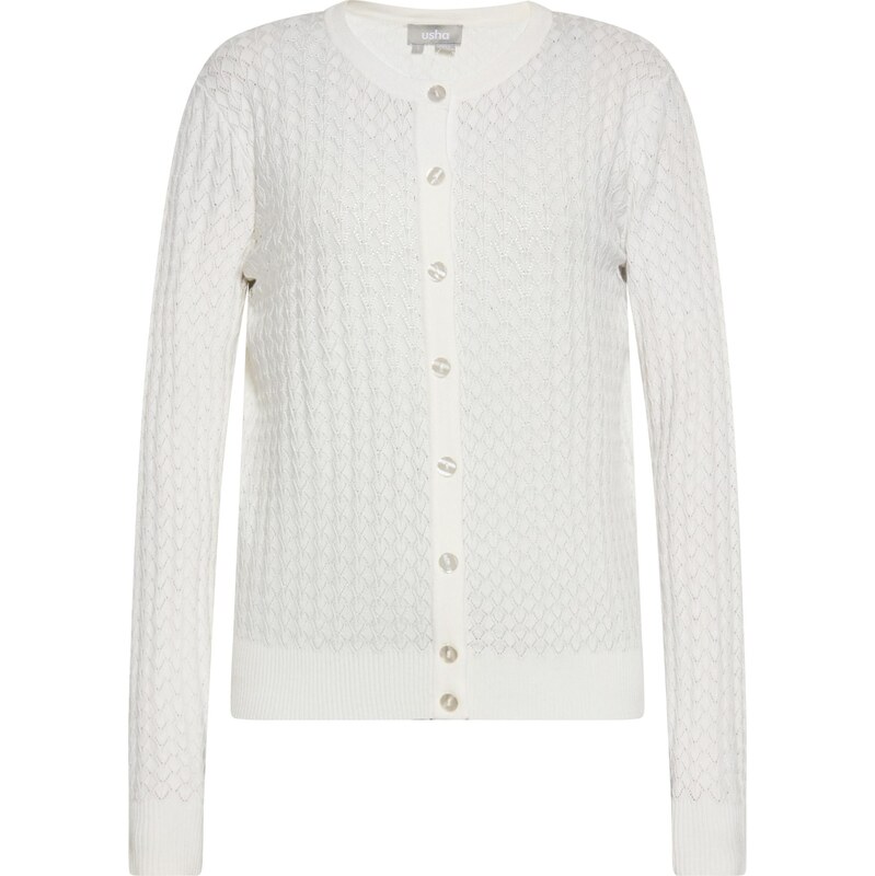 Usha Kardigán biela ako vlna 65643001
