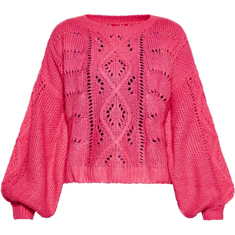 swirly Sveter ružová 65871609