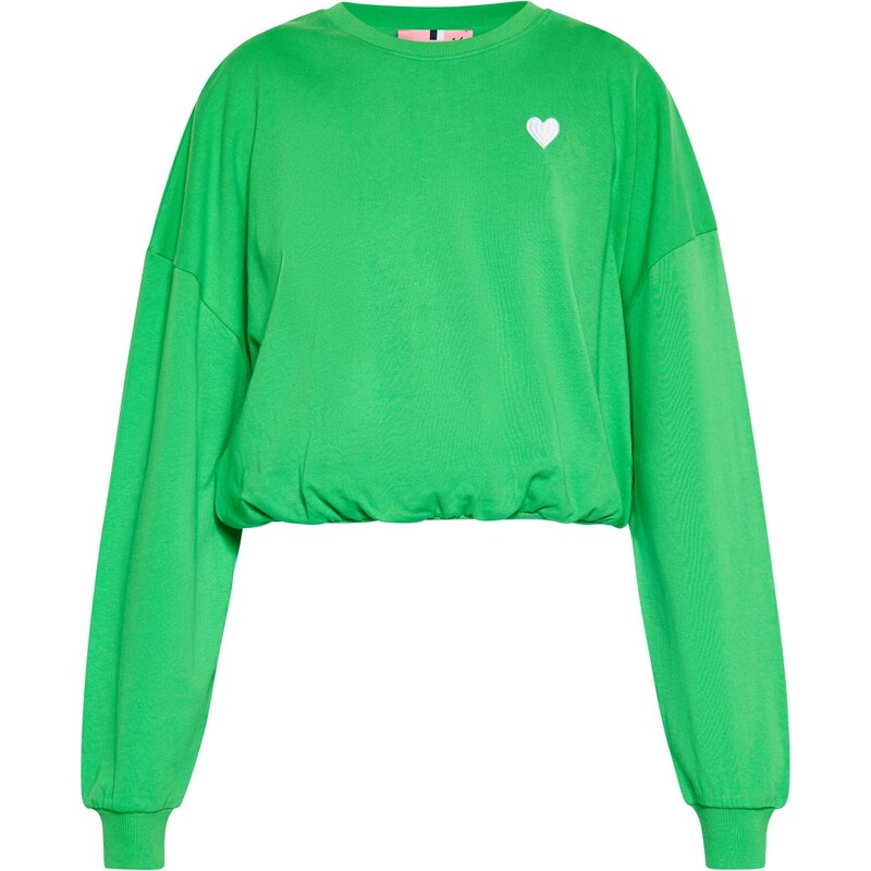 swirly Mikina zelená / biela 65693927