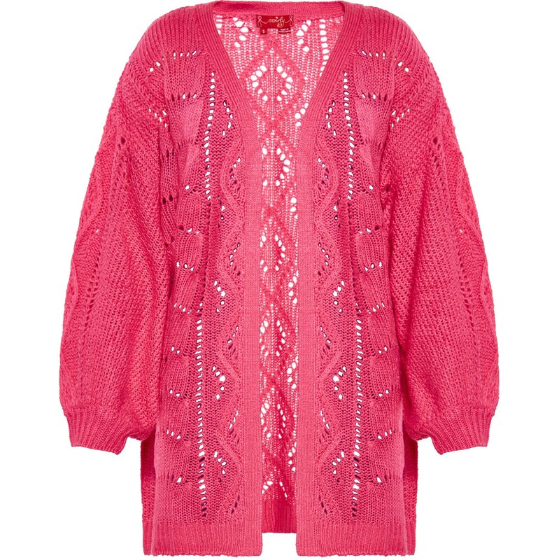 swirly Kardigán ružová 65643006