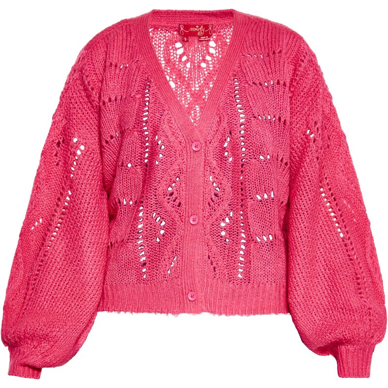 swirly Kardigán ružová 65643005