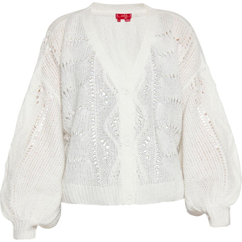 swirly Kardigán biela 65643010