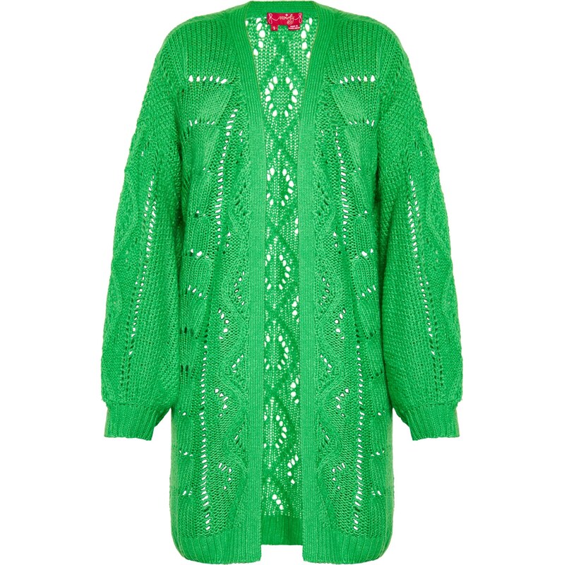 swirly Kardigán zelená 65643012