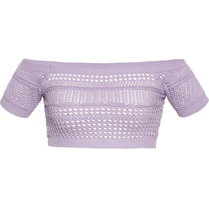 MYMO Vyšívaný top levanduľová 65871644