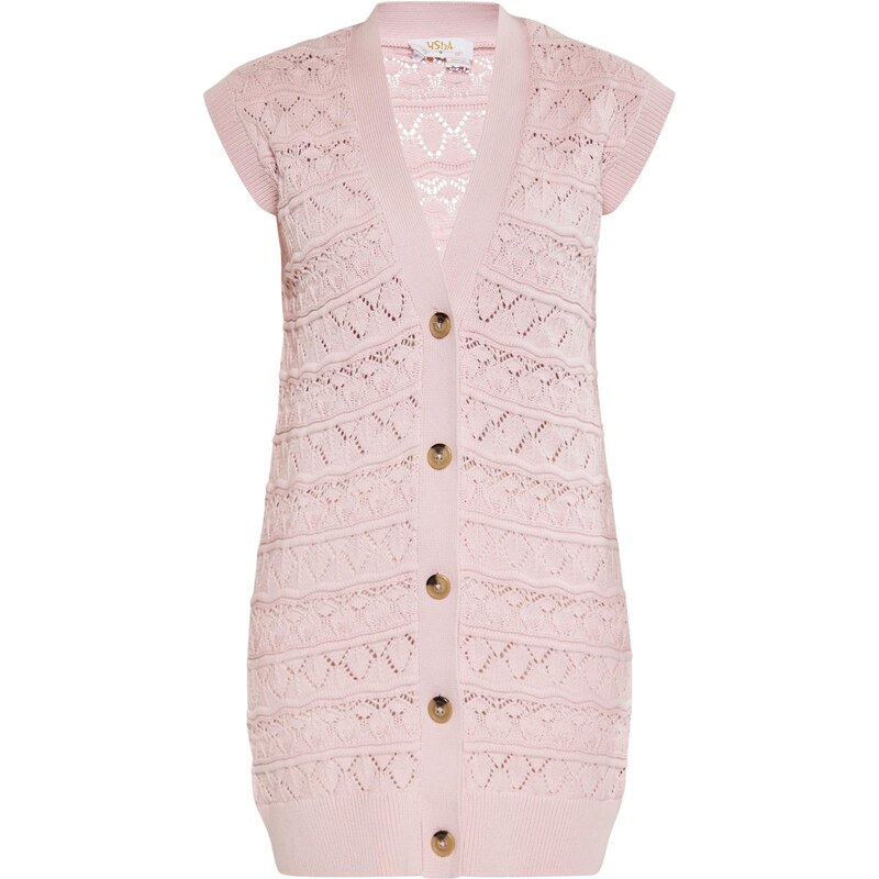 usha FESTIVAL Pletená vesta ružová 63701998