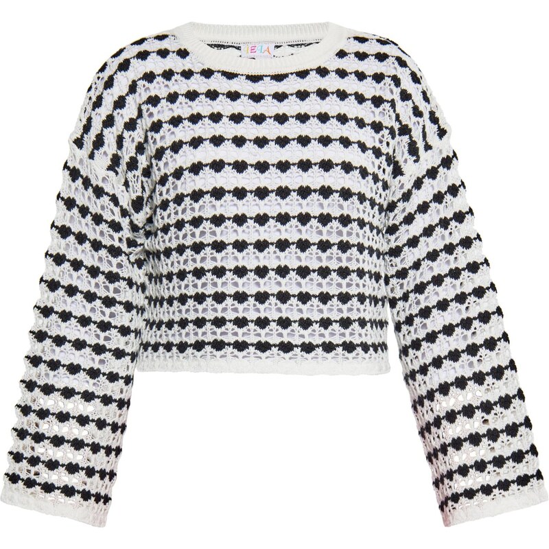 IZIA Sveter čierna / biela 65871878