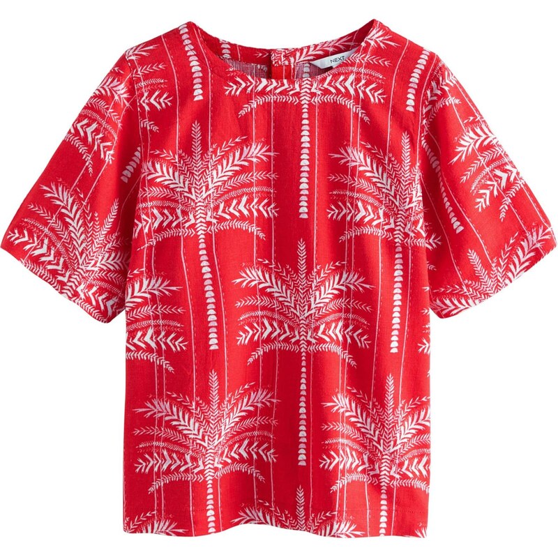 Next Tričko červená / biela 65650136