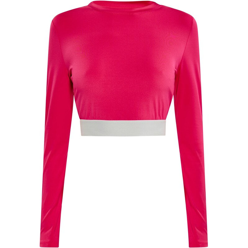 myMo ATHLSR Funkčné tričko svetlosivá / tmavoružová 65643054